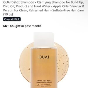 OUAI Detox Shampoo – Clarifying & Sulfate-Free | 10 oz